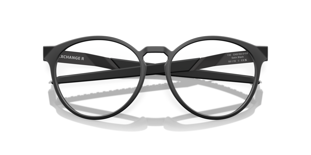 Oakley OX8184 Exchange R Eyeglasses in Satin Black | For Eyes