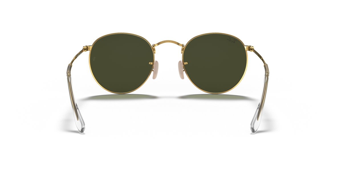 Ray-Ban RB3447 Round l 001/62 ゴールド Ray-Ban RB3447 Round Metal Sunglasses in Arista Gold | For Eyes